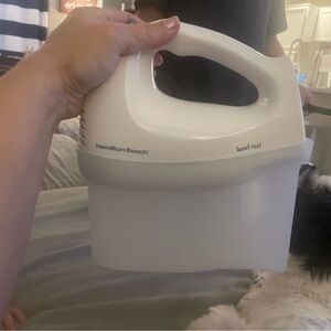 Hamilton Beach White Electric Mixer